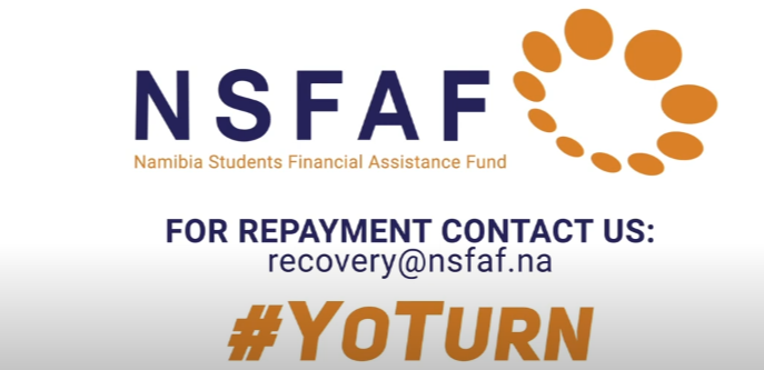 NSFAF Recovery email for repayment